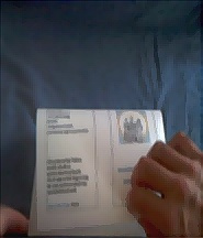 Folding prayer booklet.