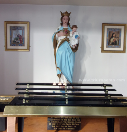 Shrine at Our Lady of Victories church