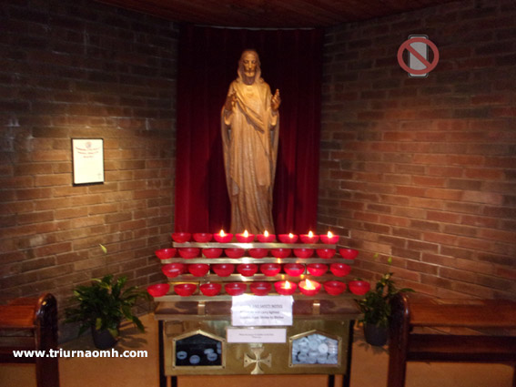 Votive candle shrine Our Lady of Good Counsel