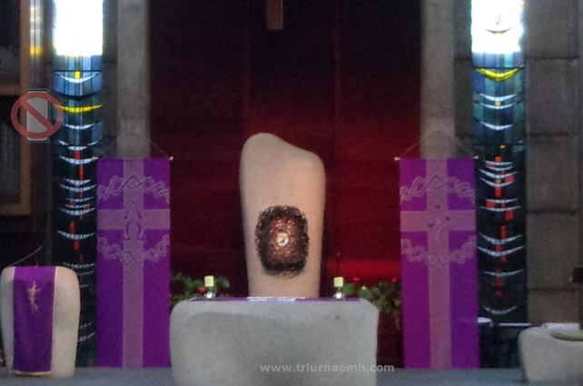 Altar in St Michael's church Marine Road