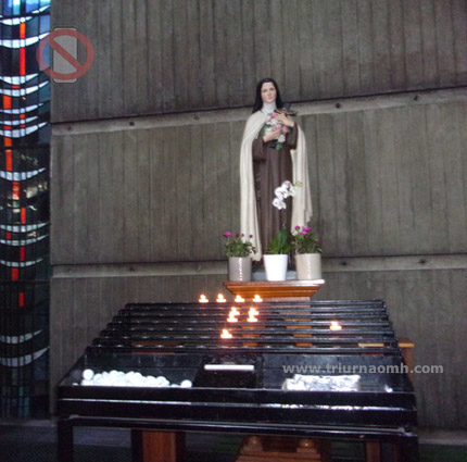Saint Teresa Shrine in St Michaels church Dun Laoghaire