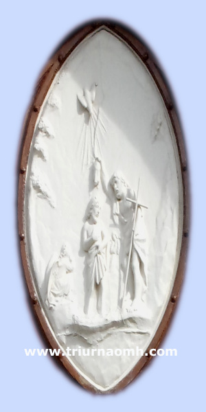 St John the Babist oval image Blackrock church.