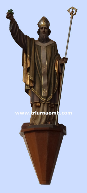 St Patrick's statue