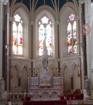 Monkstown St Patricks church Altar