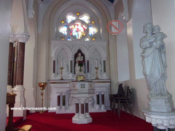 Baptismal font, St Patrick's church Monkstown